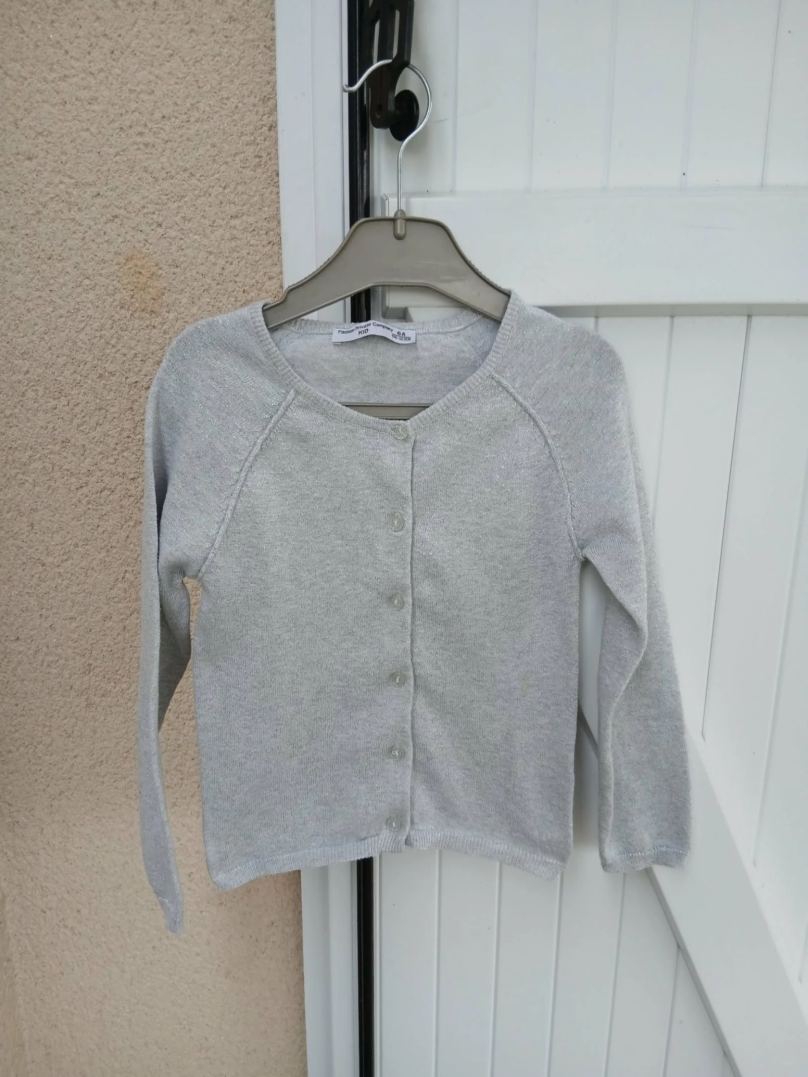 gilet Pailleté filles FPC taille 6 ans 
